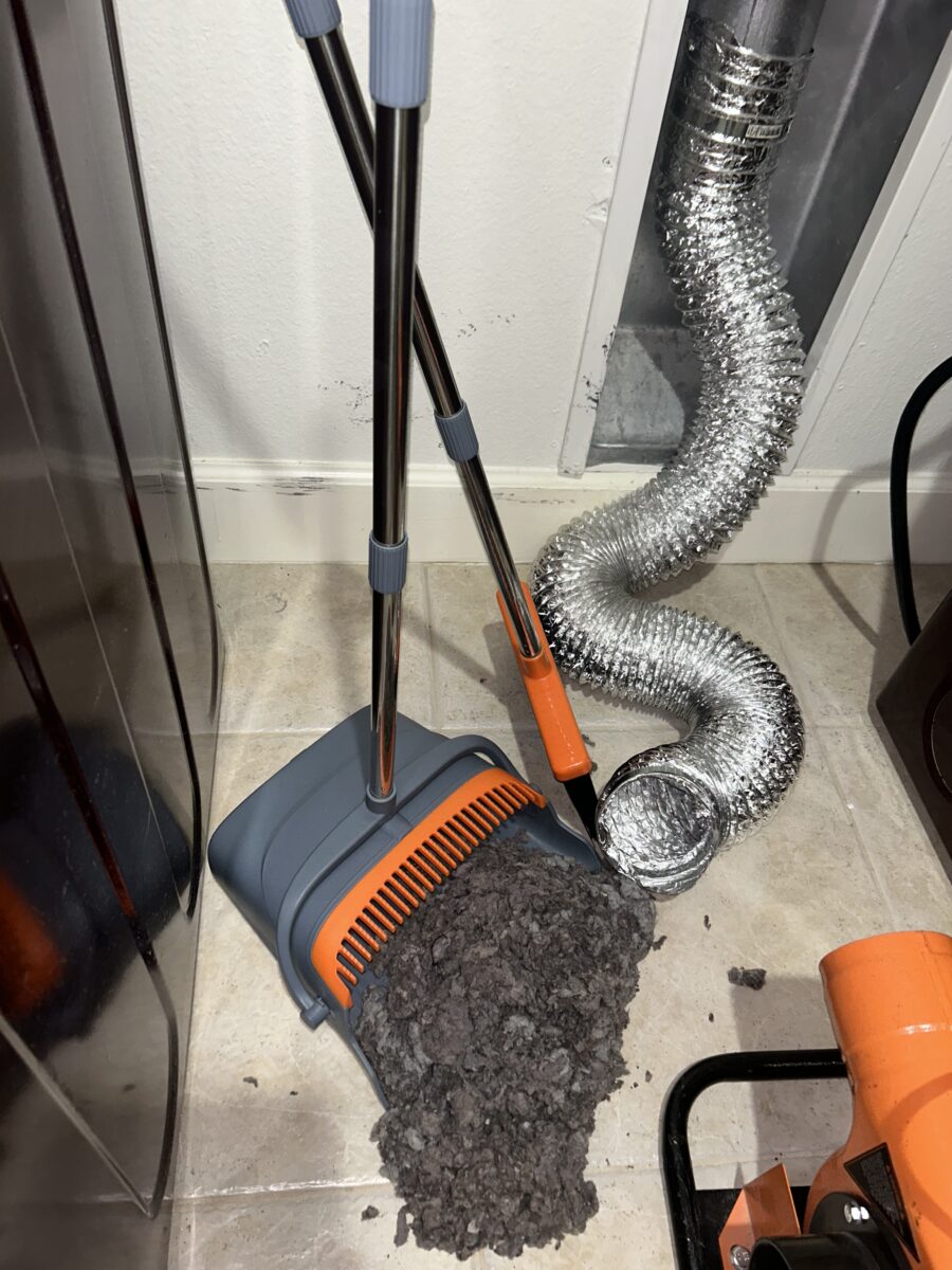 Professional dryer vent cleaning services